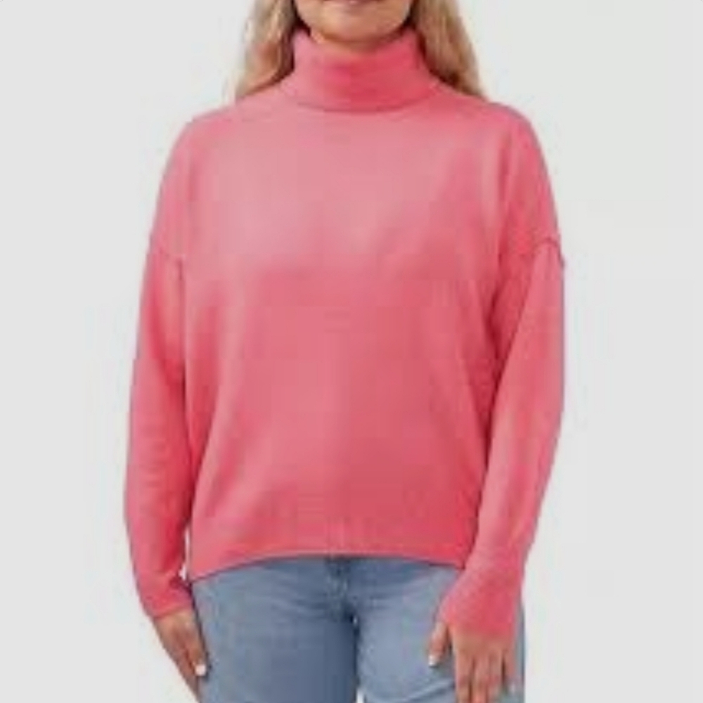 Vince Camuto Coral Crew Neck Sweater